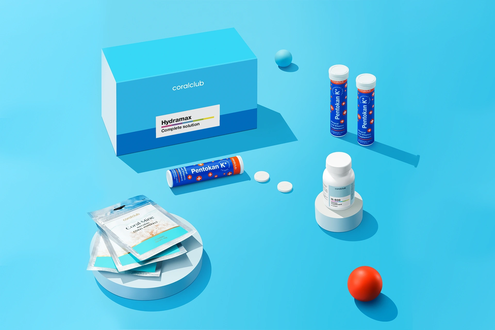 HydraMax program components for systemic body hydration