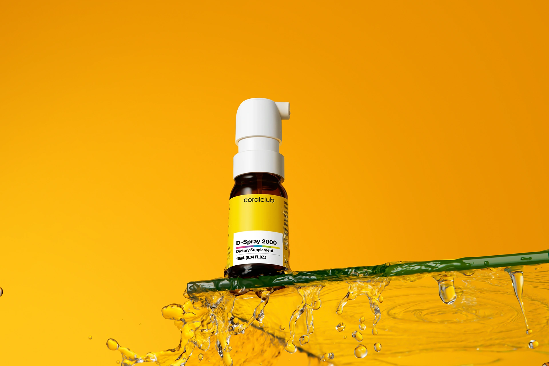 D-Spray product in a convenient spray format, ready for daily use